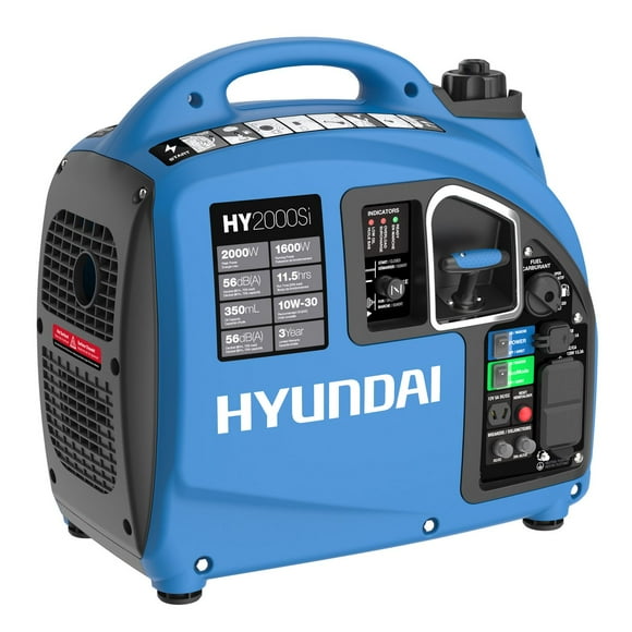 Hyundai HY2000Si: 2000 Watt Portable Gasoline Inverter Generator with USB