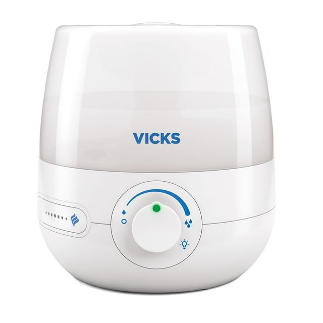 Vicks VUL530C NaturalCare™ 3-in-1 Ultrasonic Cool Mist Filter Free Humidifier + Diffuser+ Nightlight