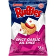 thumbnail image 1 of Ruffles croustilles assaisonnées Ail épicé, 58 g., 1 of 7
