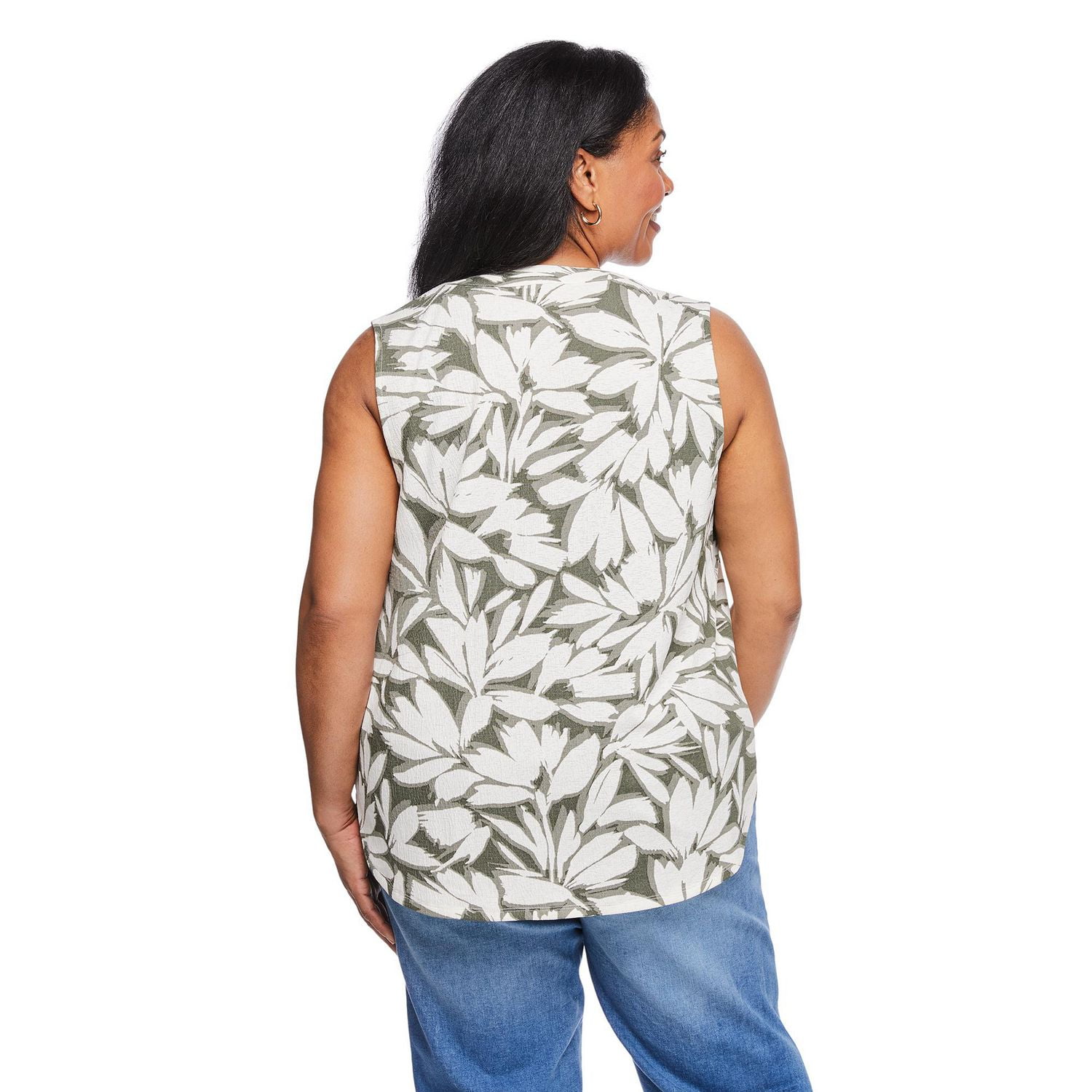 Iyla Women's Plus Crinkle Top