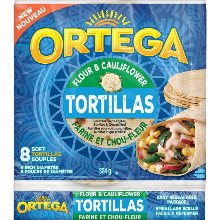 Ortega Flour & Cauliflower Tortillas Walmart Canada