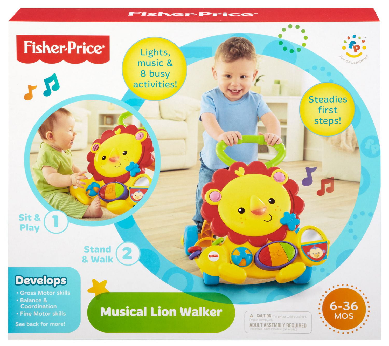 Trotteur lion shop fisher price