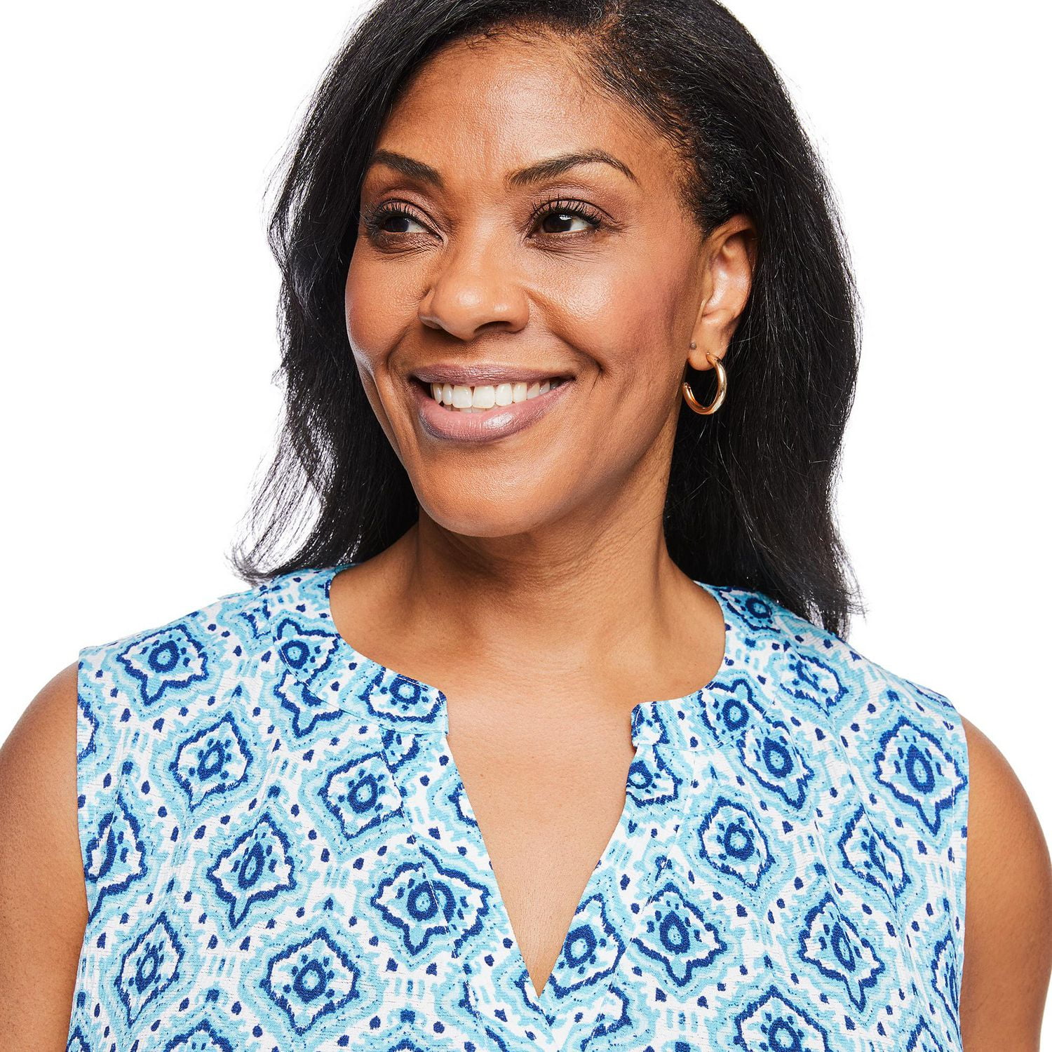 Iyla Women's Plus Crinkle Top