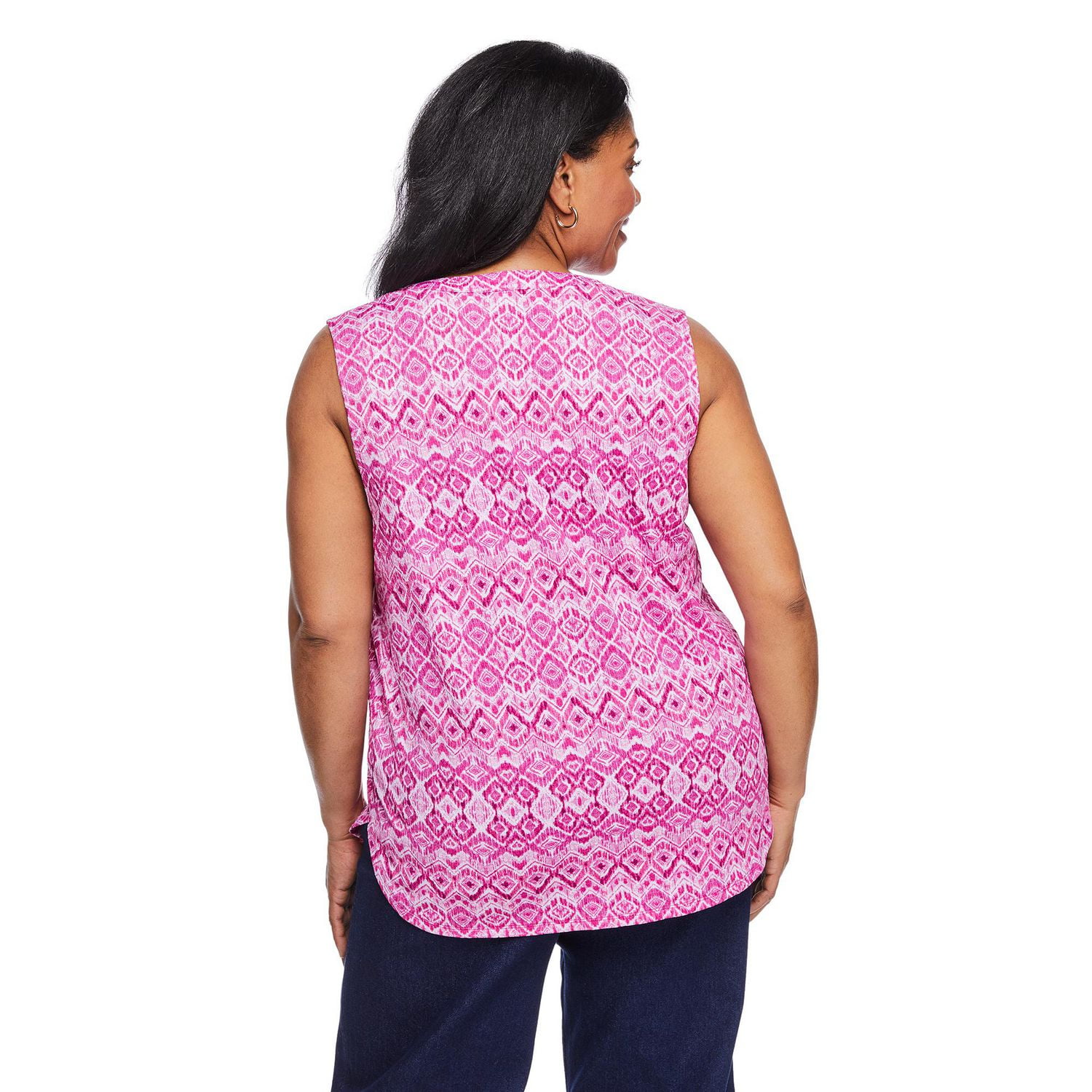 Iyla Women's Plus Crinkle Top