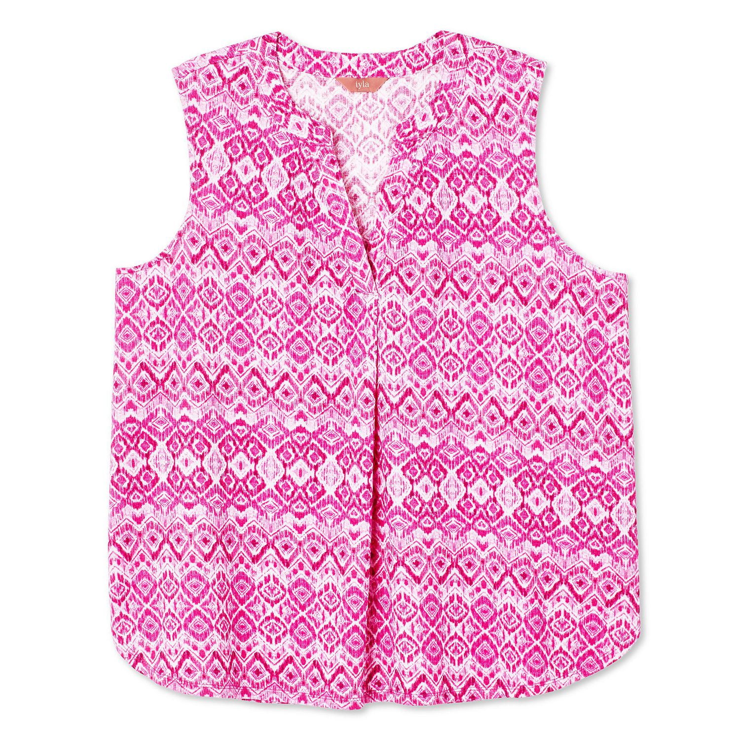 Iyla Women's Plus Crinkle Top