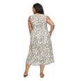 thumbnail image 3 of Iyla Women's Plus Smocked Maxi Dress, 3 of 6