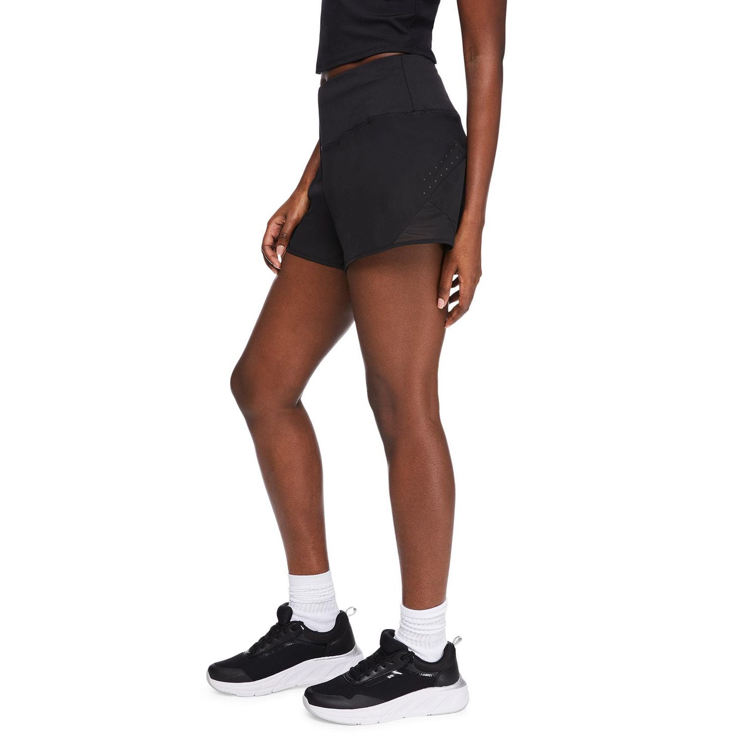 Short taille haute Athletic Works pour femmes
