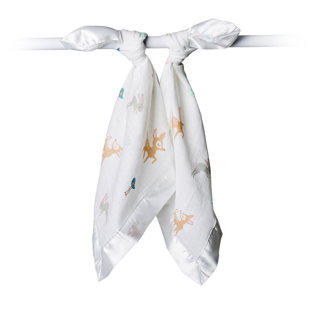 Lulujo Muslin Cotton Security Blanket Little Fawn 2 Pack Walmart Canada