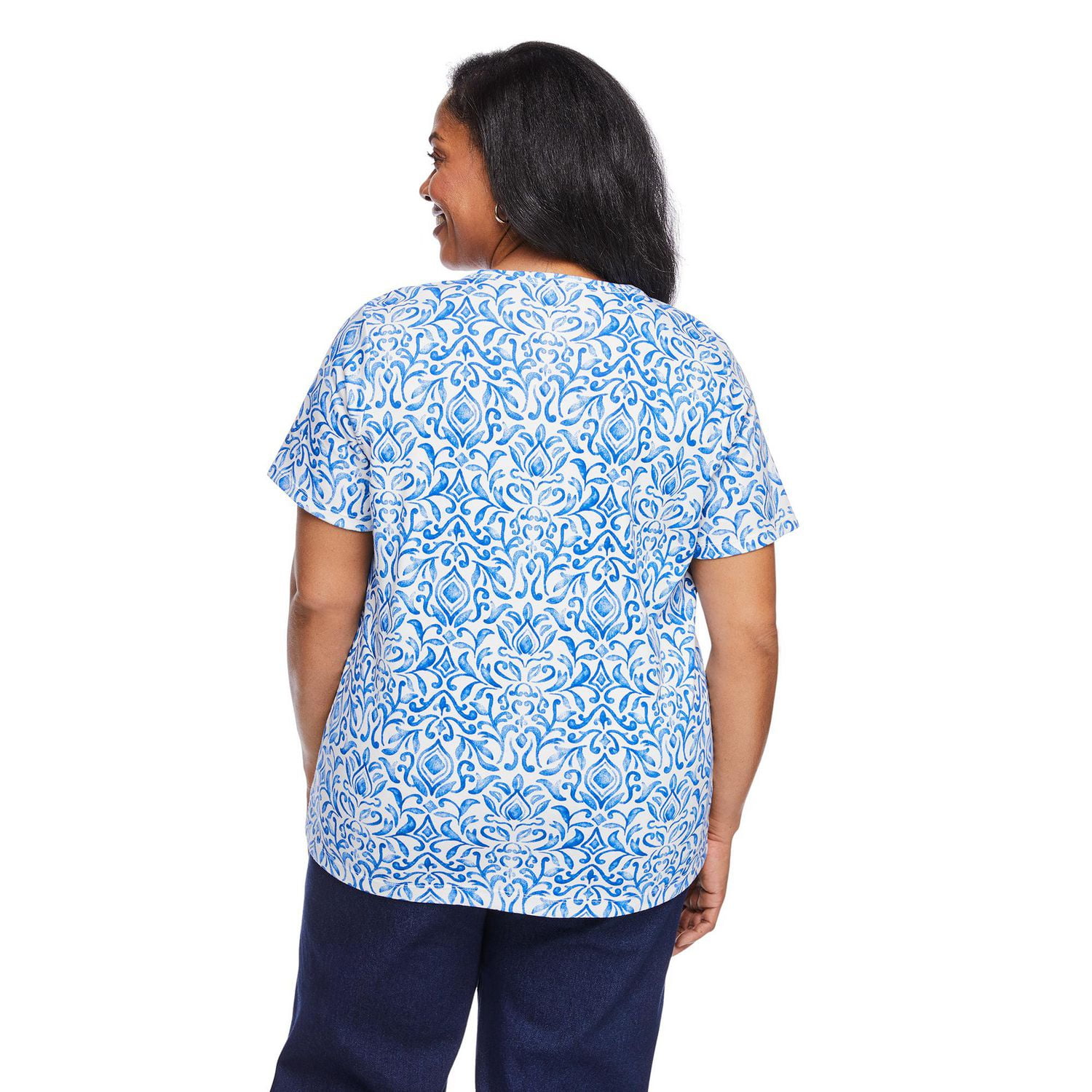 Iyla Women's Plus Crew Neckline Tee