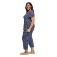 thumbnail image 2 of Iyla Women's Plus Cotton Capri 2-Piece Set, 2 of 6