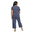 thumbnail image 3 of Iyla Women's Plus Cotton Capri 2-Piece Set, 3 of 6