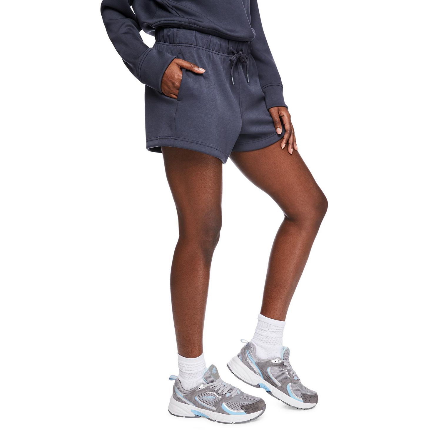 Short en tissu tricot doux Athletic Works pour femmes