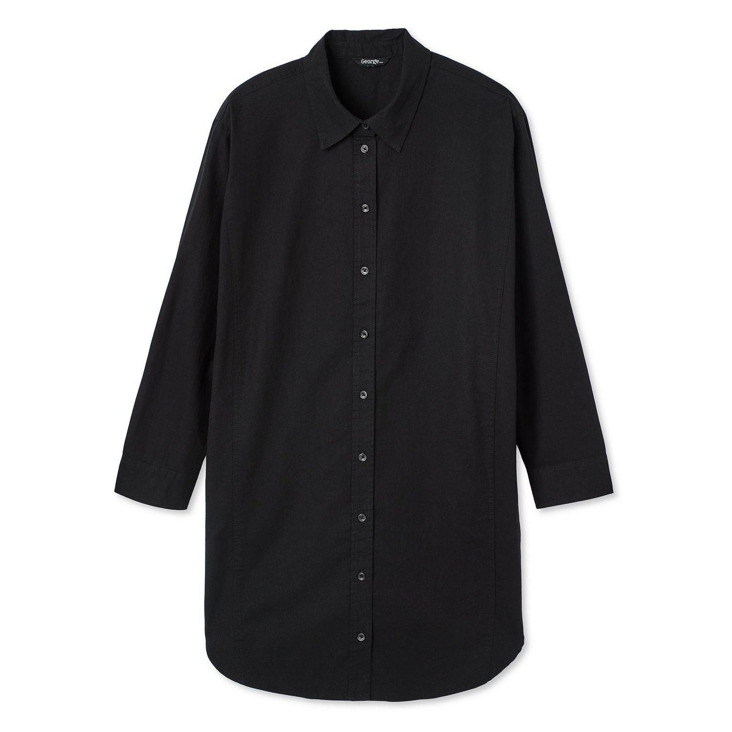 George Women's Button-Front Shirt Dress