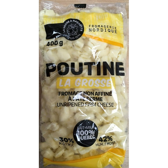 La Vache a Maillotte - Cheddar Cheese Curds for Poutine Original 400 gr
