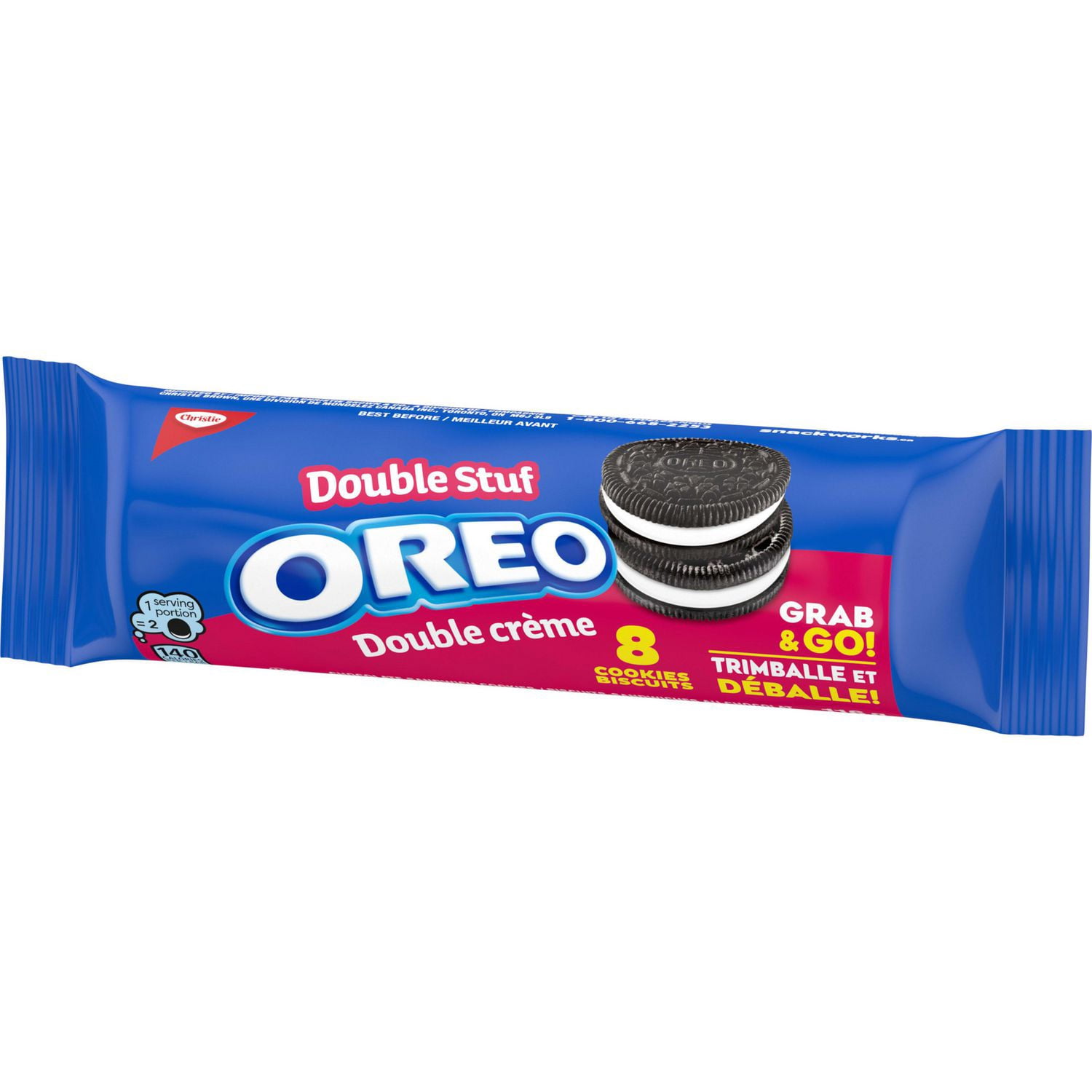 OREO, Double Stuf, Chocolate Cookie Sandwich, Pack of 8 - Walmart.ca