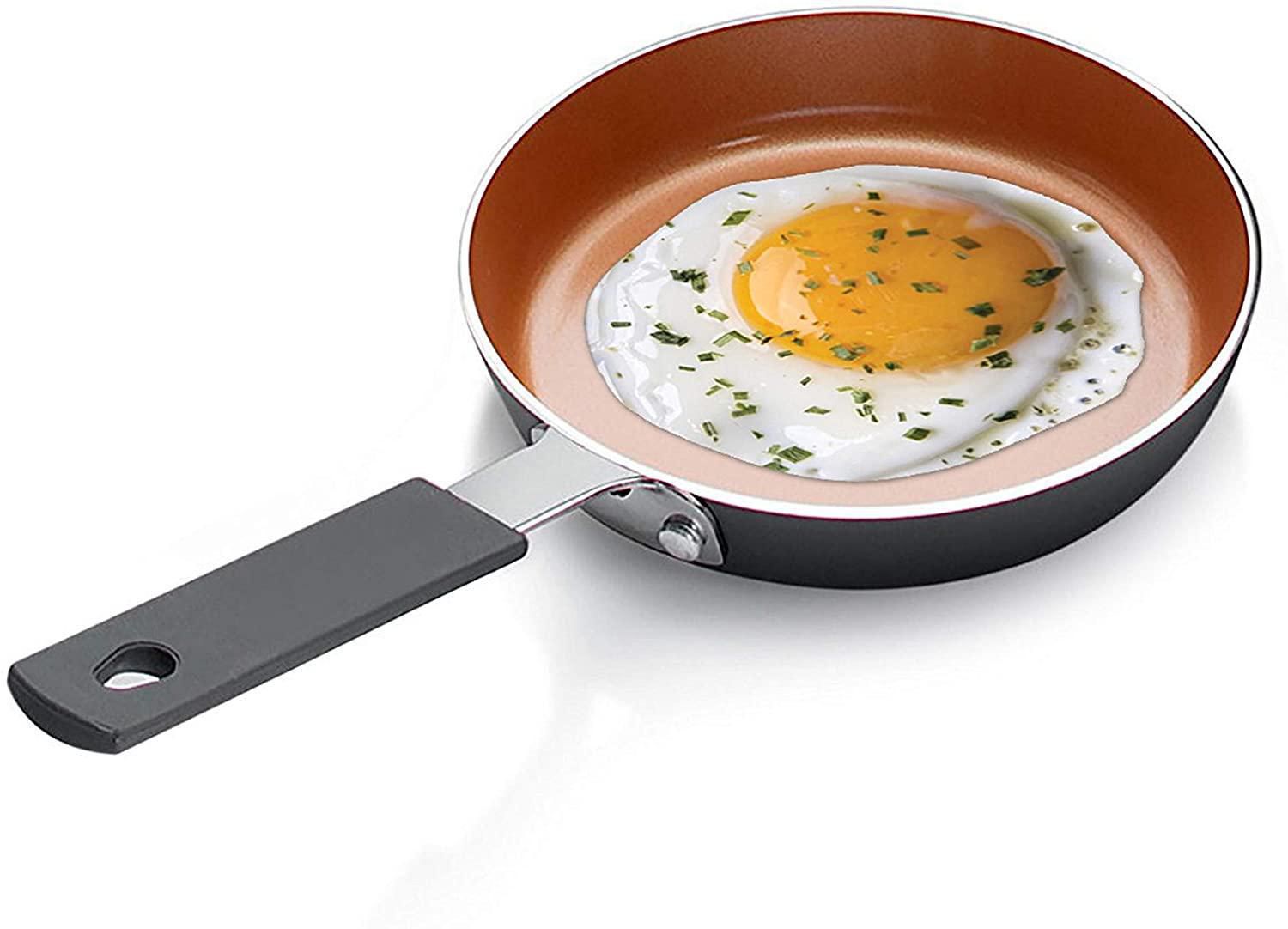 Gotham Steel Mini Egg And Omelet Pan With Ultra Nonstick Titanium