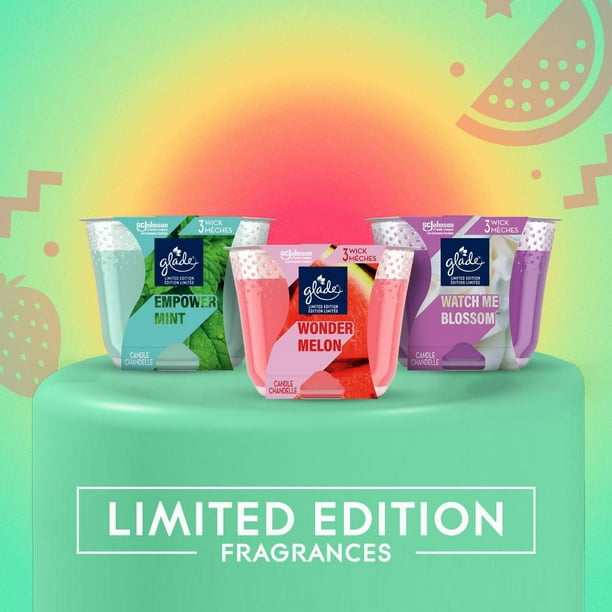 2) Glade Air Freshener Spray Stay Cool Watermelon Limited Edition Summer  Spring