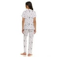 thumbnail image 4 of Paris Dreams Ladies Ribbed Notch Collar Pajama 2-Piece Pants Set, Sizes S-XL – Online Exclusive, 4 of 4