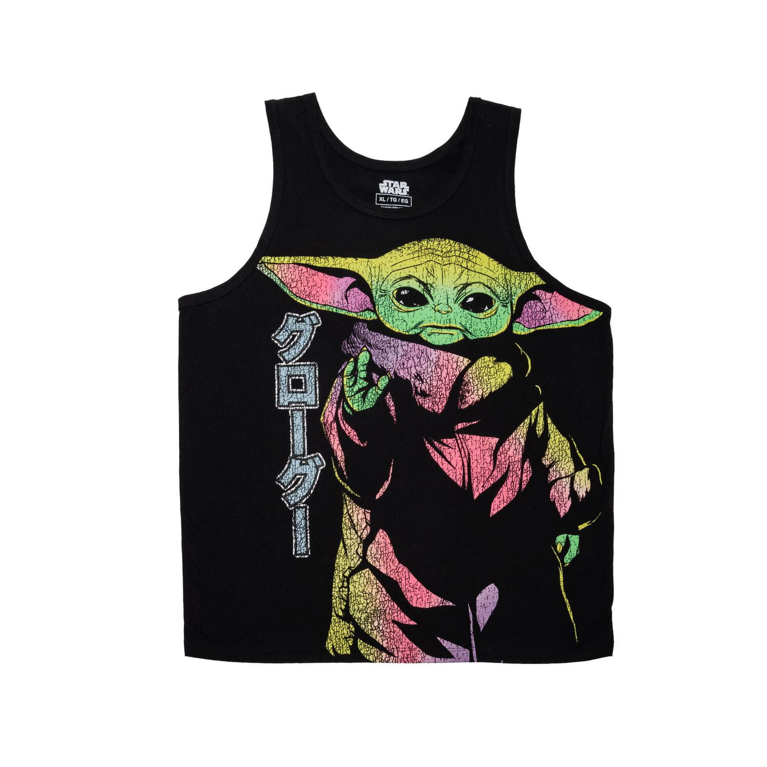Star Wars The Mandalorian Men's Neon Child Tank Top