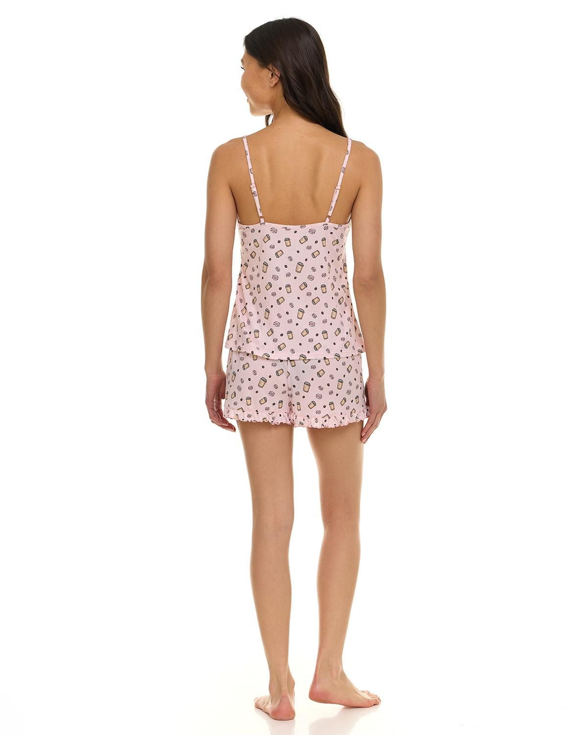 Paris Dreams Ladies Ribbed Cami and Short Pajama 2-Piece Set, Sizes S -XL – Online Exclusive