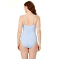 thumbnail image 3 of Lands' End Women's Size S-XXL Nylon Spandex Grecian One-Piece Swimsuit with Shirring Detail, 3 of 6