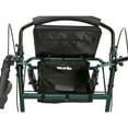 thumbnail image 4 of Drive Medical Rollator Rolling Walker with 6" Wheels, Fold Up Removable Back Support and Padded Seat, 4 of 8