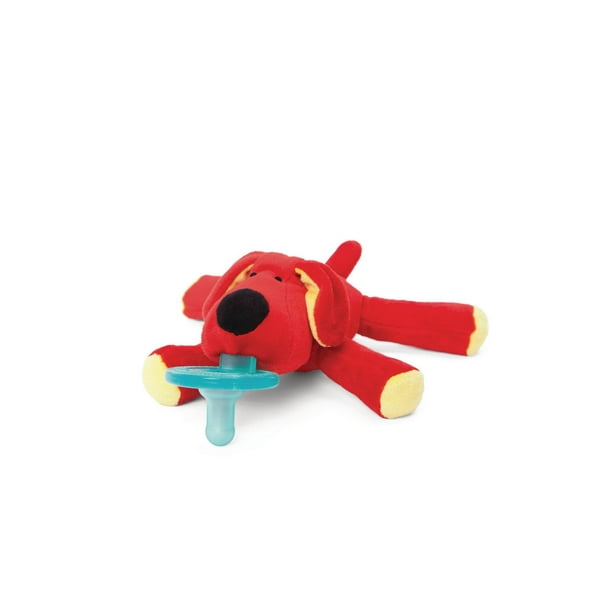 WubbaNub Infant Baby Pacifier - Red Dog