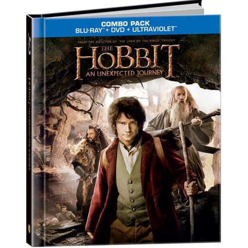 Le Hobbit : Un Voyage Inattendu (Blu-ray + DVD + UltraViolet) (Blu-ray DigiBook) (Exclusif à Walmart) (Bilingue)