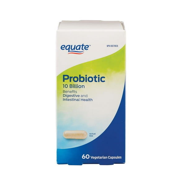 Capsules de probiotique de 10 milliards d'Equate