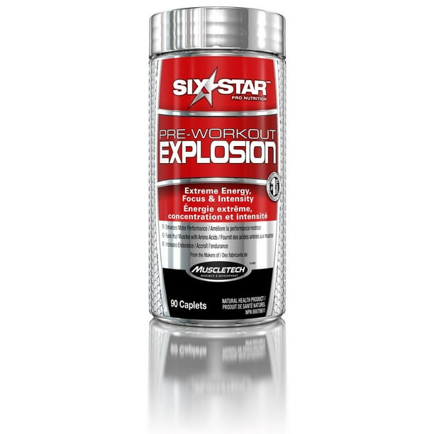Six Star PreWorkout Explosion Pill Walmart.ca