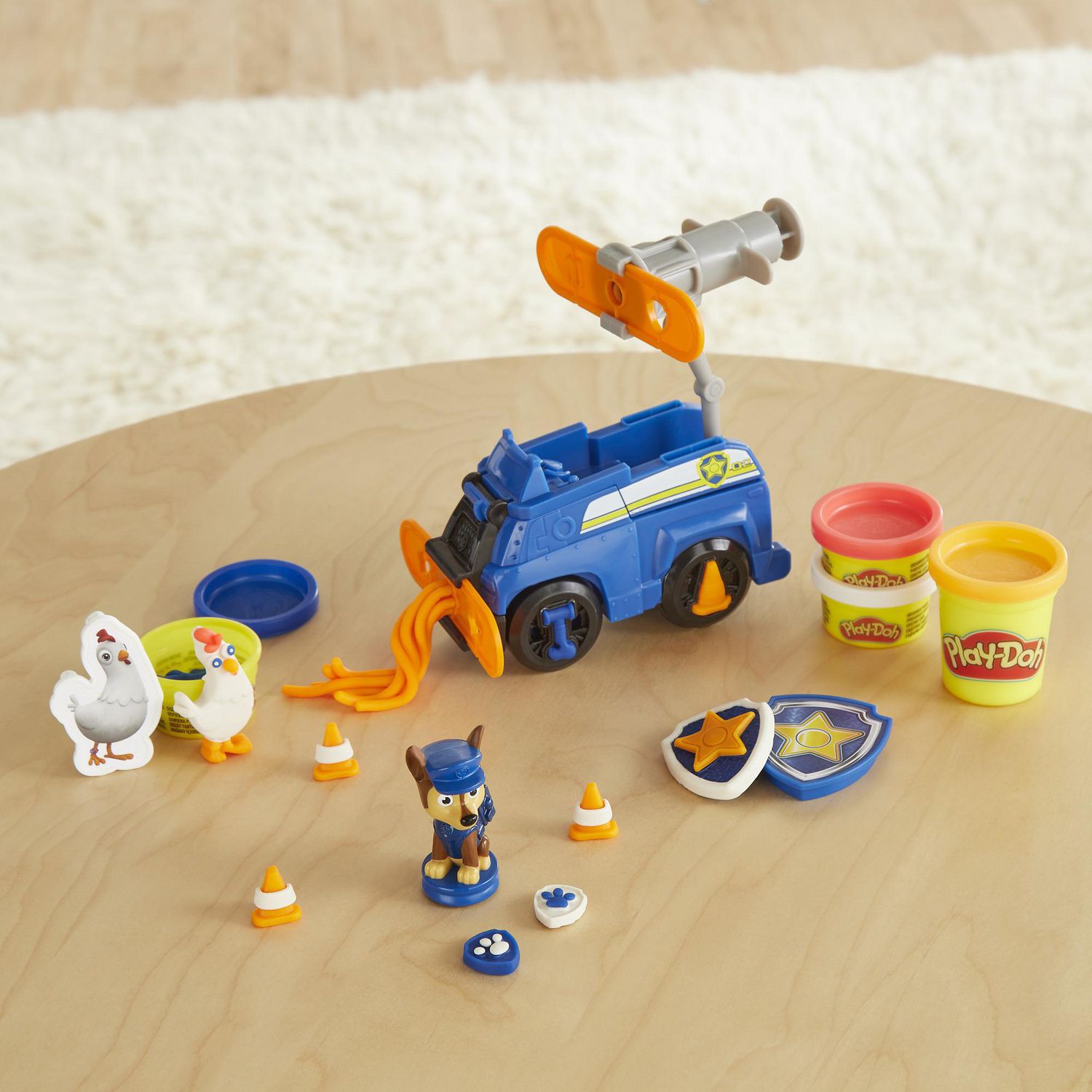 Chase et son véhicule Play-Doh Pâte à modeler Jouet Figurine Pat'Patrouille