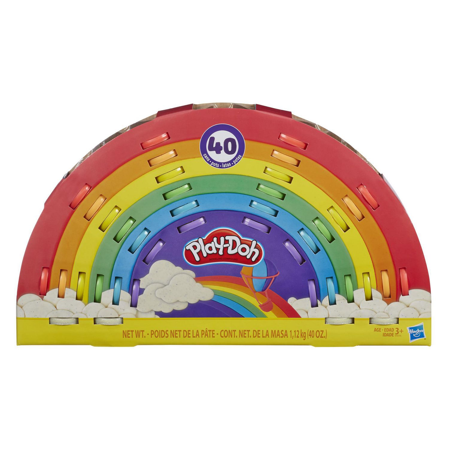 PlayDoh Ultimate Rainbow 40 Pack of NonToxic Colors Walmart Canada