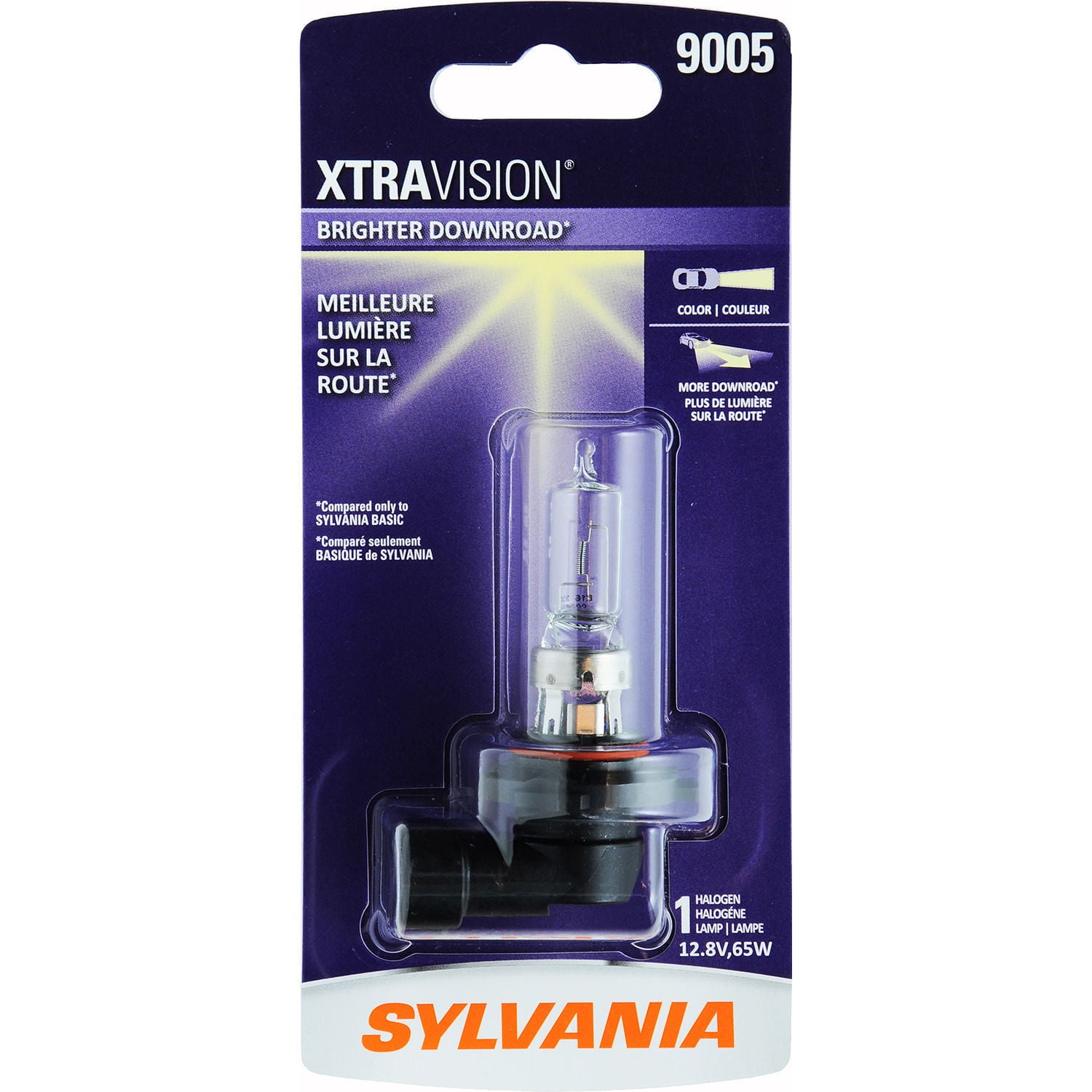 Sylvania h7 xtravision on sale halogen headlight bulb