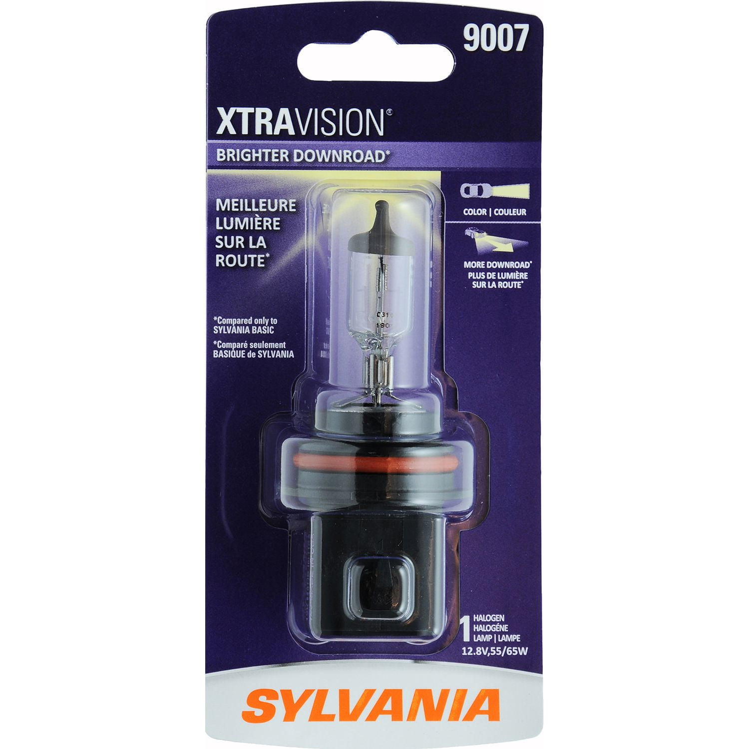 SYLVANIA 9007 XtraVision Halogen Headlight Walmart Canada