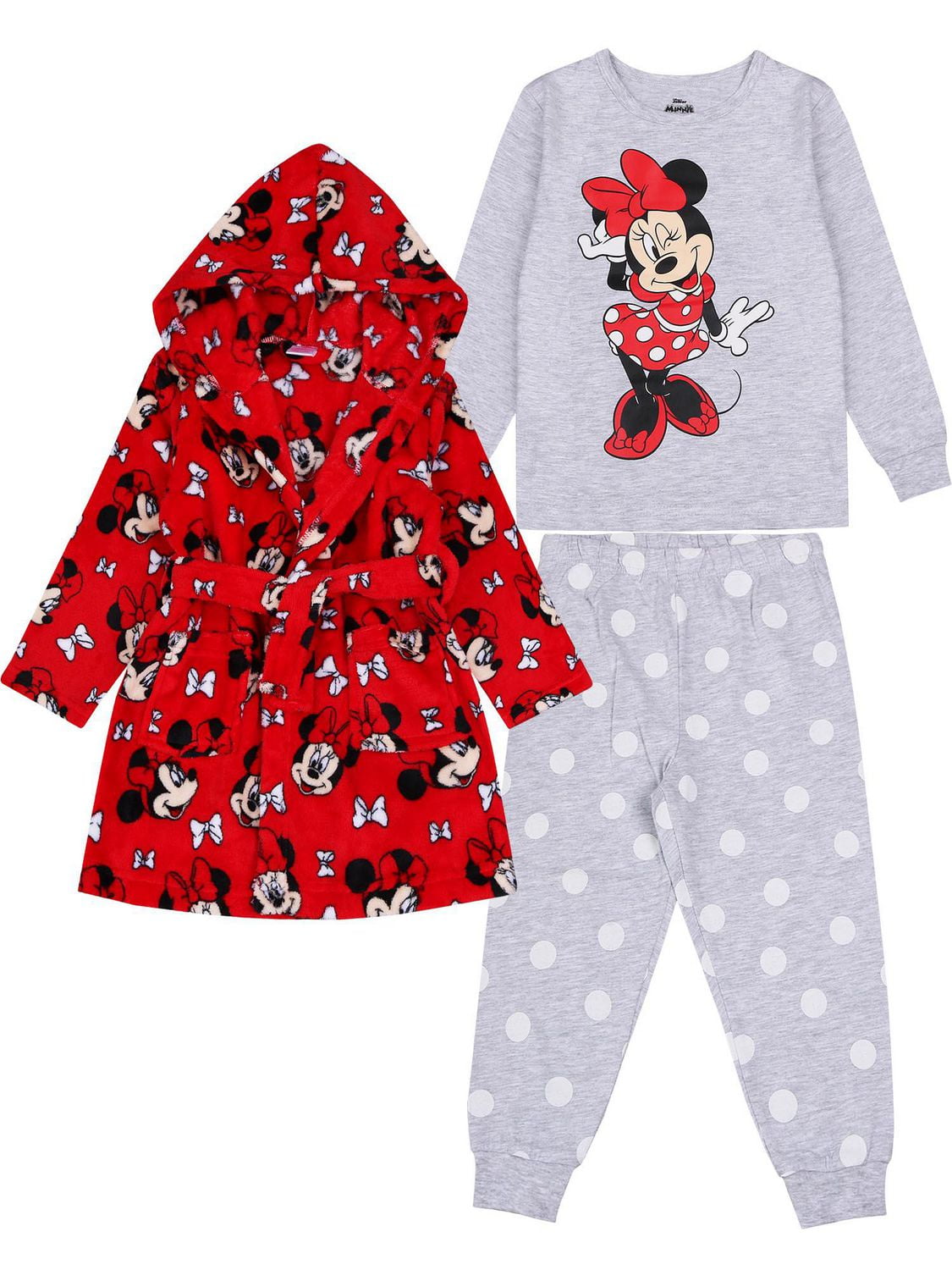 Minnie Mouse Knit Sleep 3 Piece PJ set - Toddler - Girls, Sizes: 2T-5T
