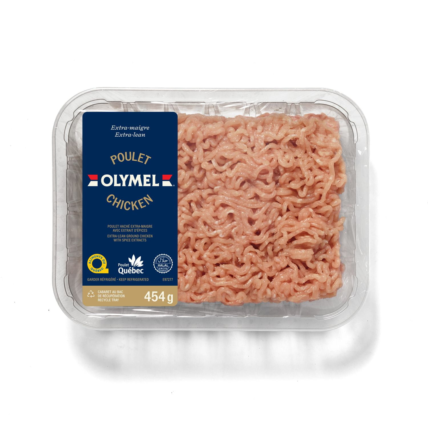 HALAL Poulet haché extra maigre avec extrait d'épices Poulet haché