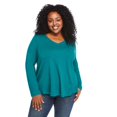 thumbnail image 1 of George Plus Women's V-Neckline Tee, 1 of 6