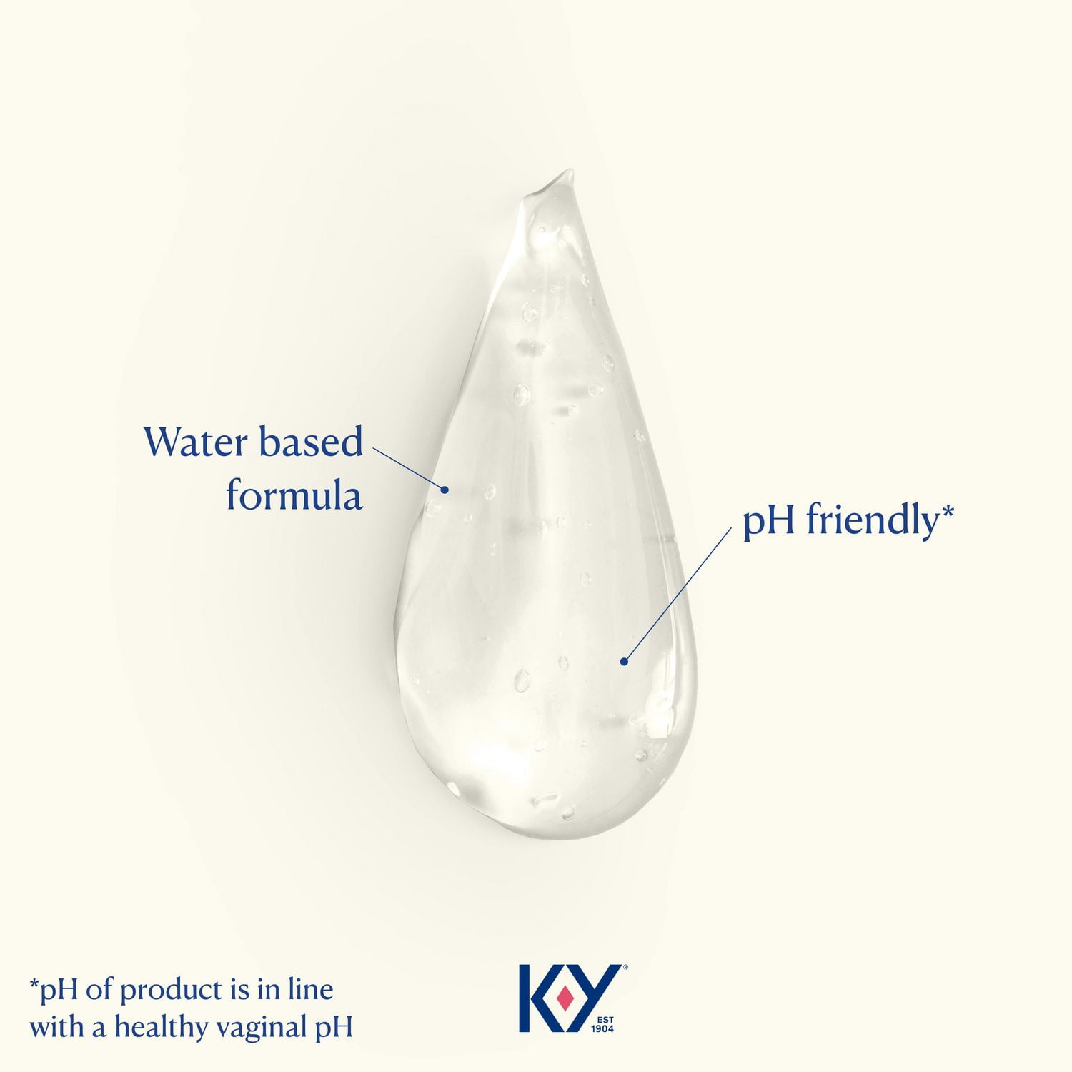 K-Y® Gel | pH Friendly Water-Based Lubricant | Paraben-Free | Silicone-Free | 113 g
