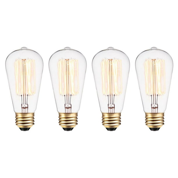 Philips Ampoule LED ST19 E26 40W équivalente à l'ampoule Vintage Edison,  Ambre (2200K) dim