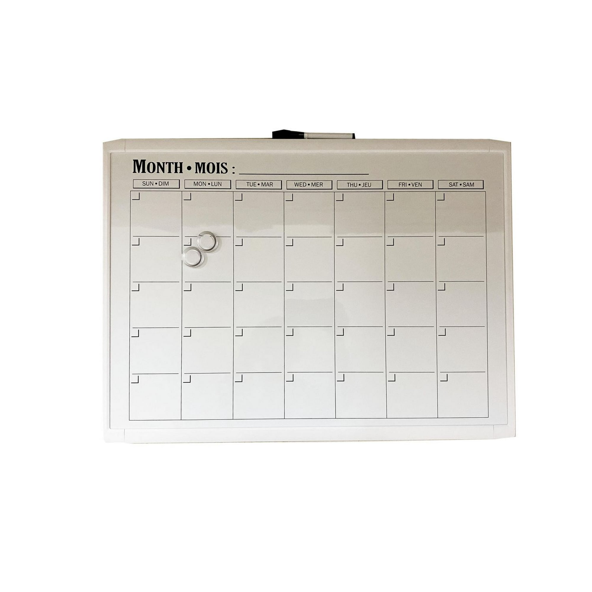 Pen+Gear Dry Erase Calendar Board (White) 