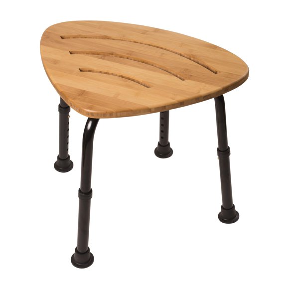 DMI Bamboo Bath Seat Shower Stool