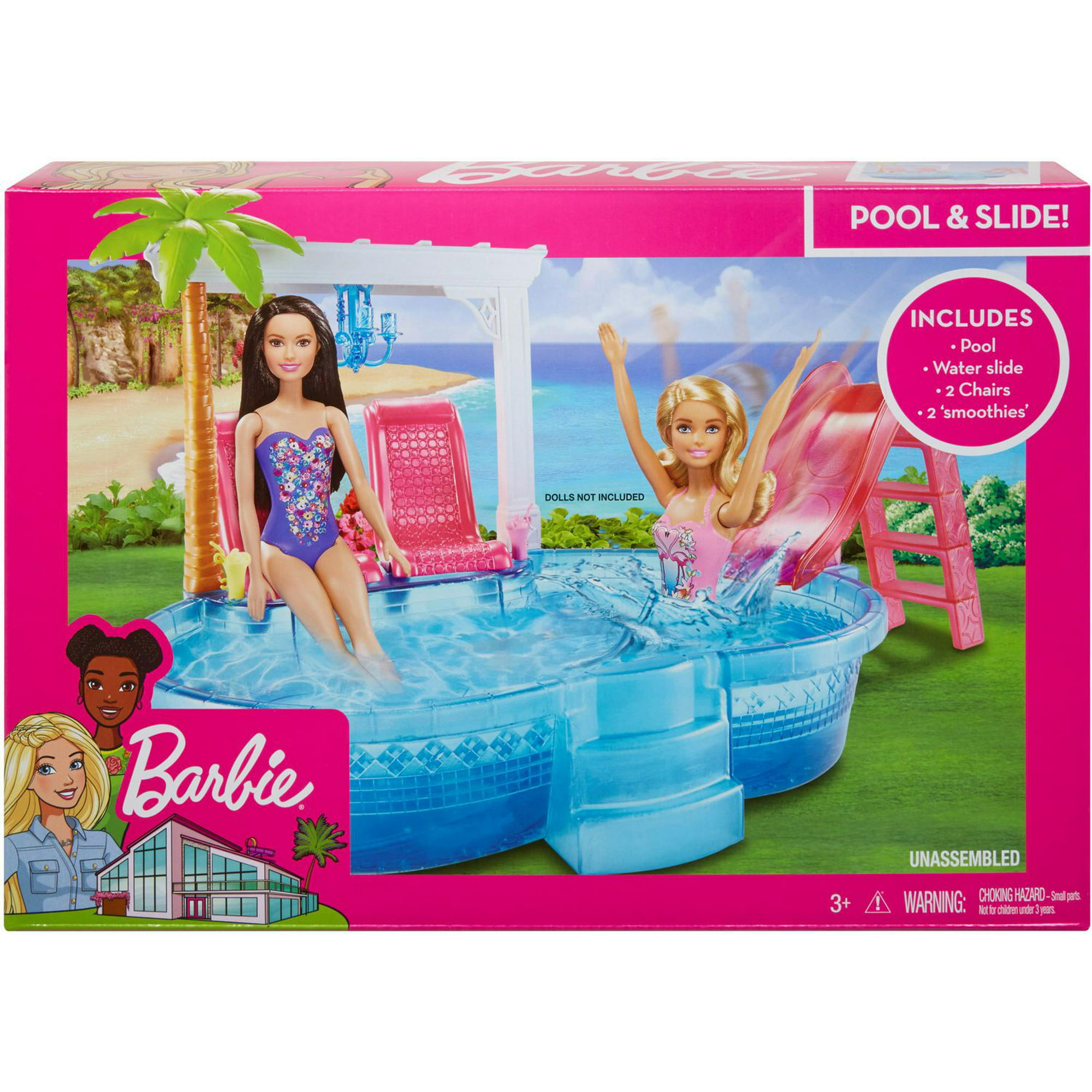Barbie Glam Pool Playset 