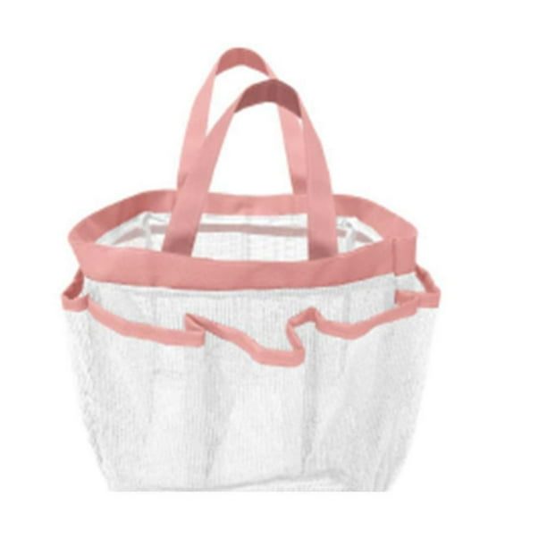 Portable Mesh Shower Caddy, Pink Trim Walmart.ca