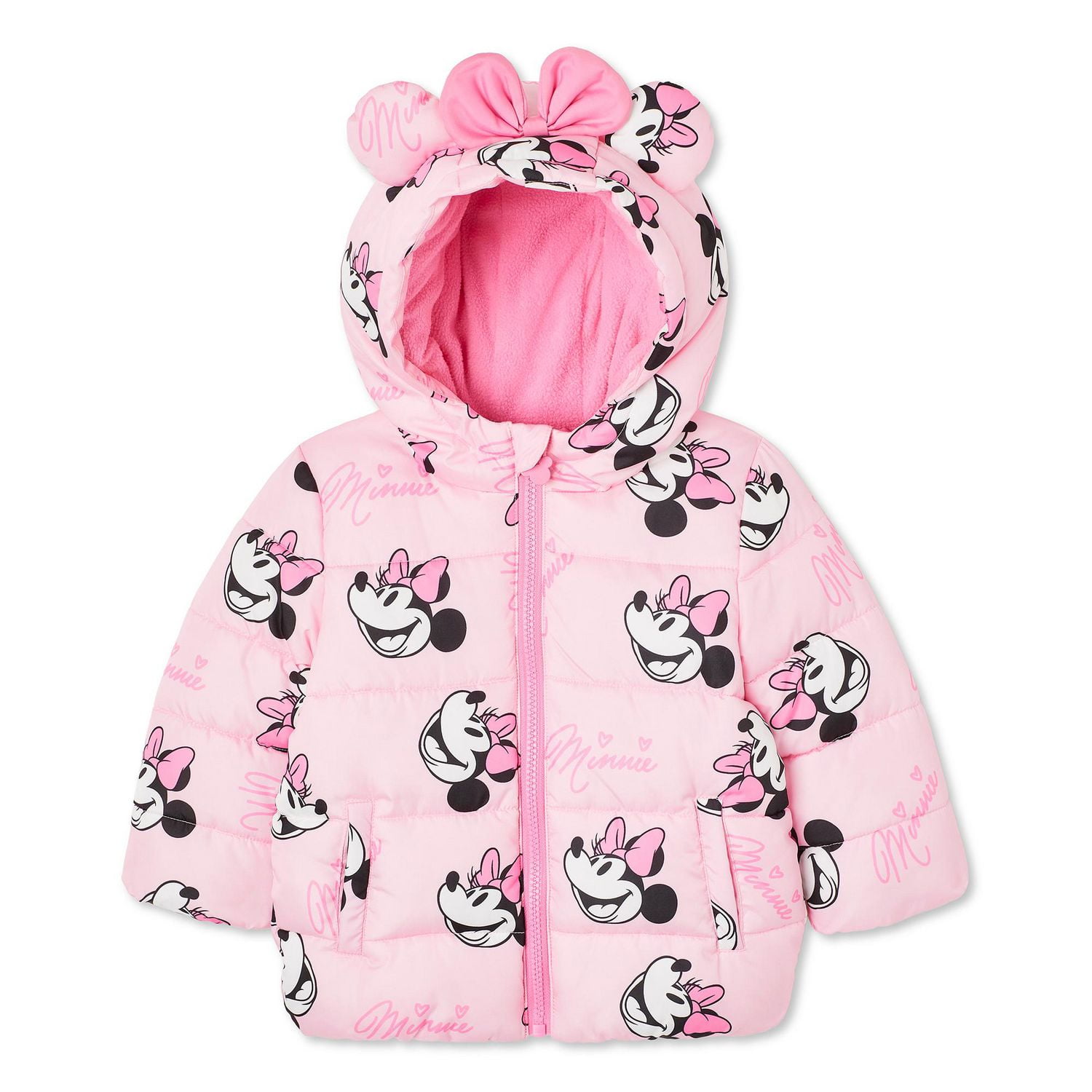 Minnie Mouse Baby Girls Puffer Jacket