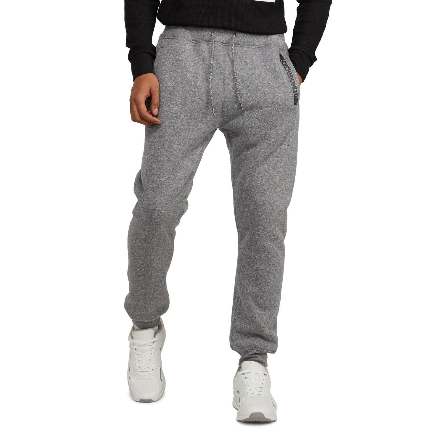 southpole marl cuff fleece pants