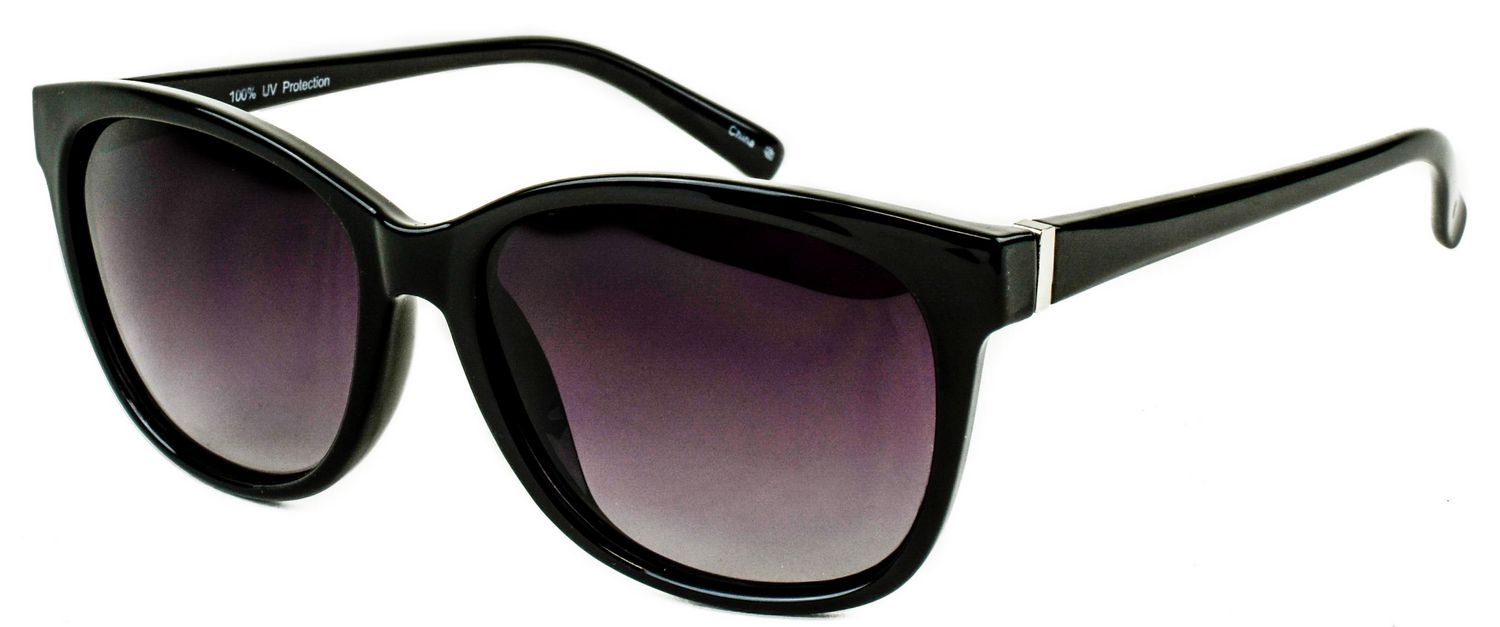 George Mens Black Wayfarer Sunglasses