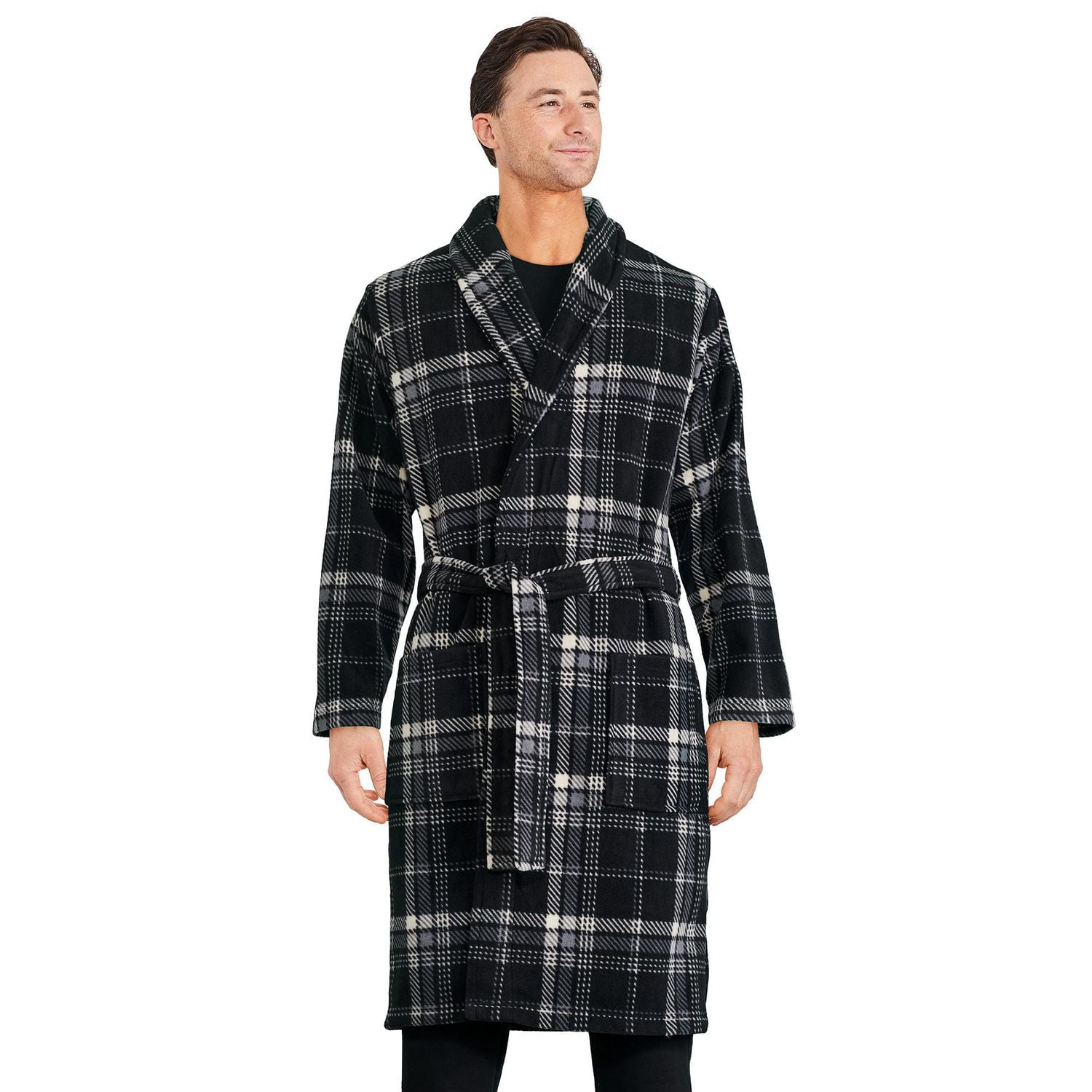 Robe de chambre en molleton George pour hommes