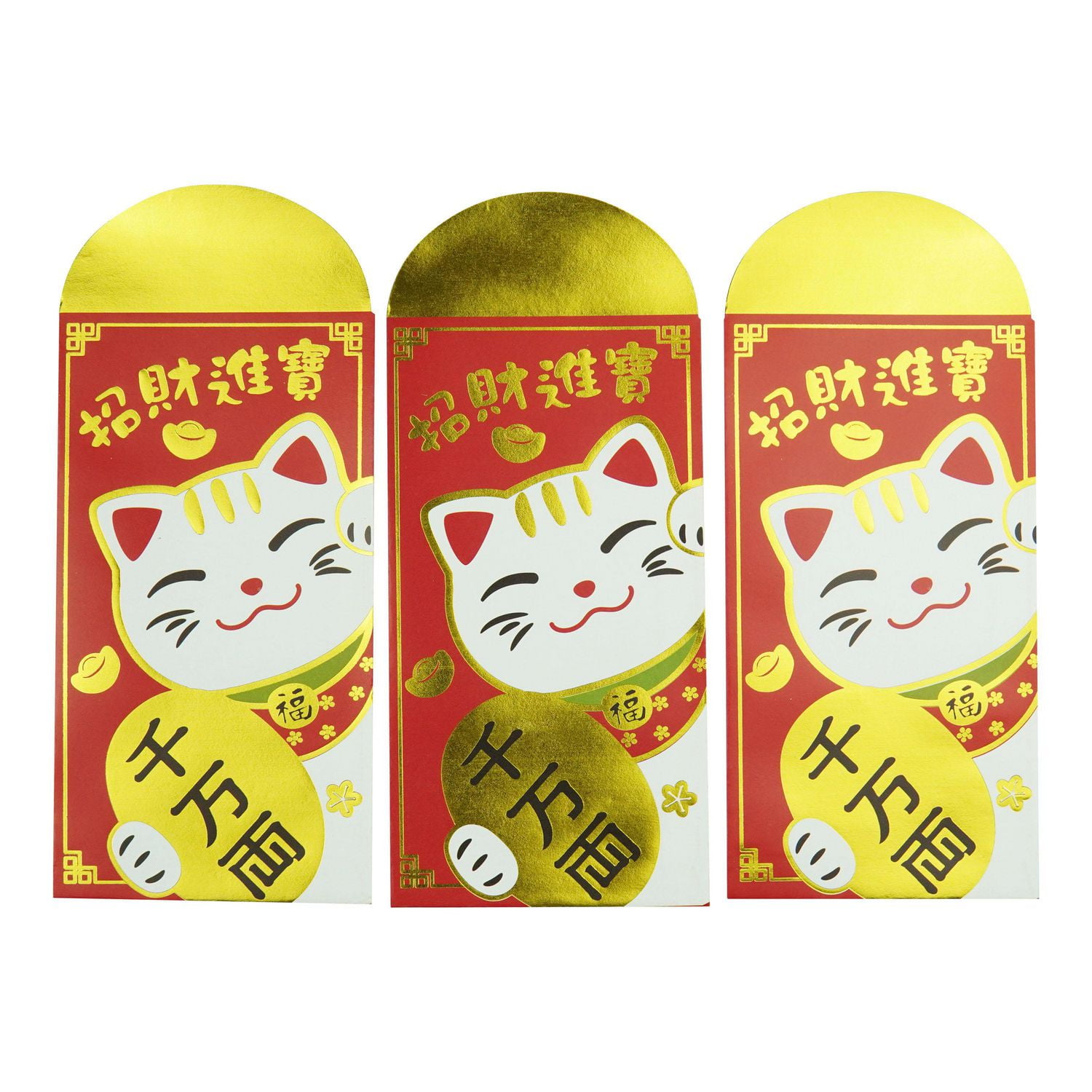 Chat en paquet rouge long de 8 ct