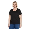thumbnail image 1 of Iyla Women's Plus Crew Neckline Top, 1 of 6