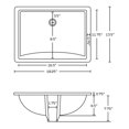 thumbnail image 2 of American Imaginations White Undermount Sink, 2 of 2